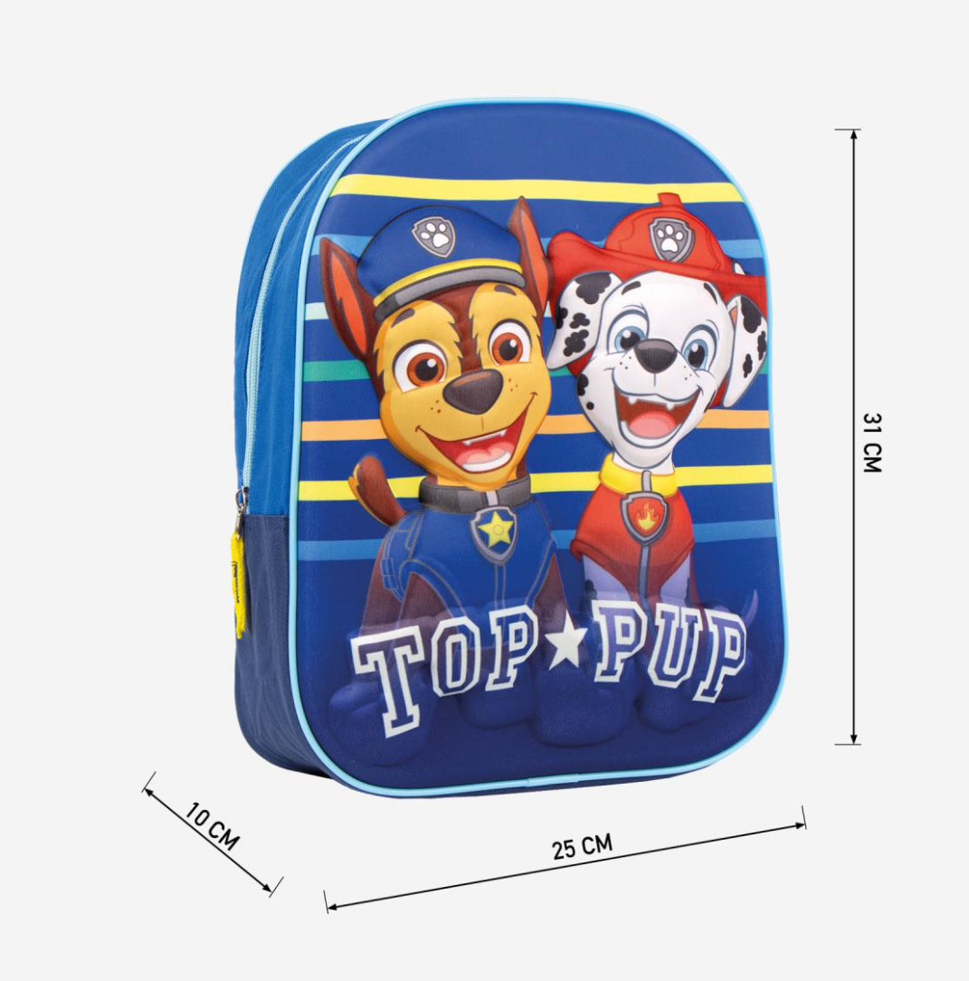 Mochila pré-escolar Patrulha pata