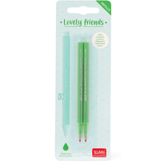 Recargas Canetas Lovely Friends - Verde 2 Unidades