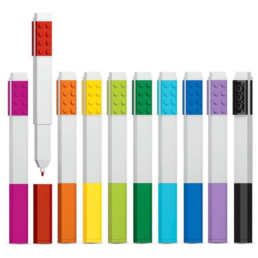 Marcadores Lego 10 unidades