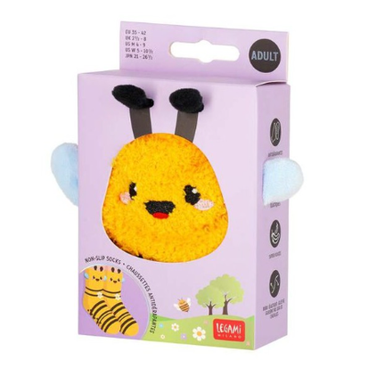 Meias antiderrapantes Legami Abelha Adulto