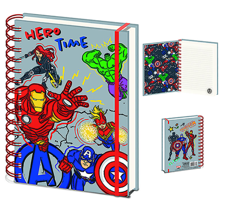 Caderno A5 Avengers