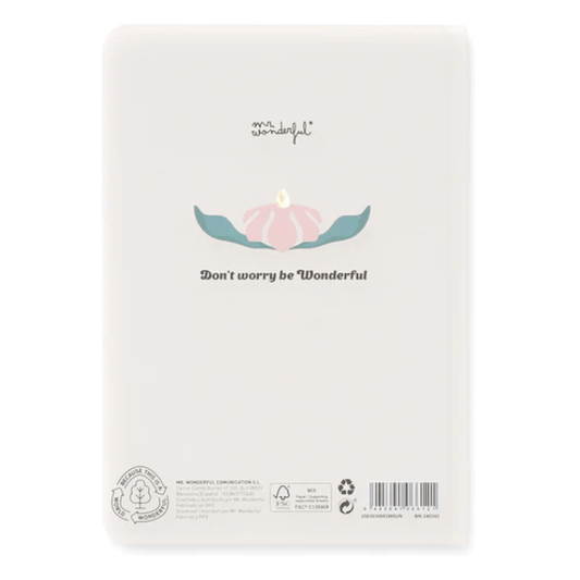 Notebook A6 Mr Wonderful - Flores