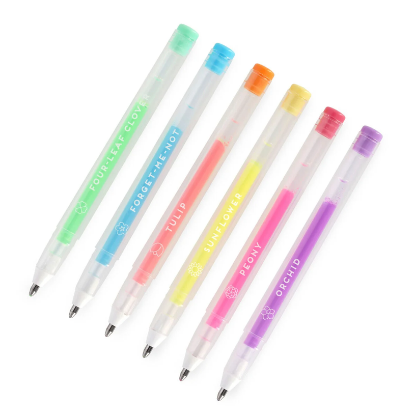 Conjunto de 6 canetas de gel Pastel Legami - Spring is in the air