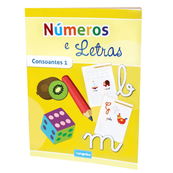 Livros didáticos - Números e Letras – Consoantes I