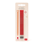 Conjunto de 3 recargas vermelho para canetas apagáveis