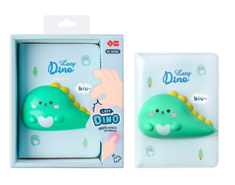 Caderno Gift Squishy A6 Lazy Stars Dino