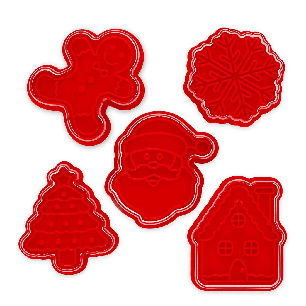 Conjunto de 5 Cortadores de Bolachas - Hora das Bolachas!