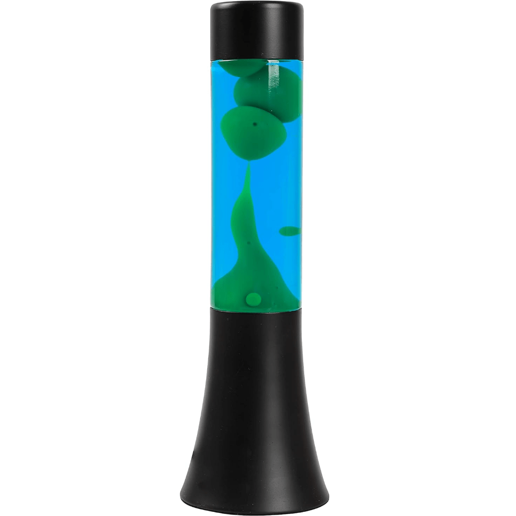 Candeiro Lava 30CM Azul+Verde