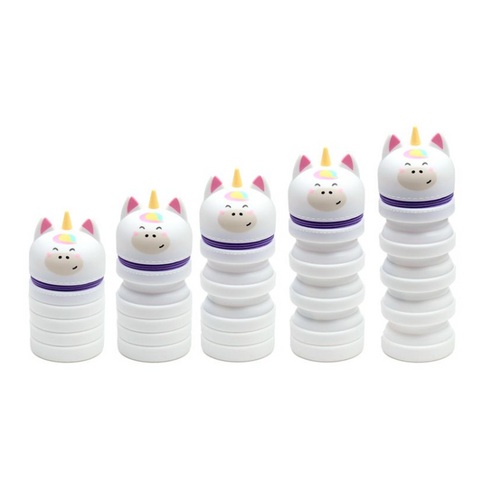 Estojo pop-up de silicone para lápis Unicórnio Adoramals - Papelaria Encantada