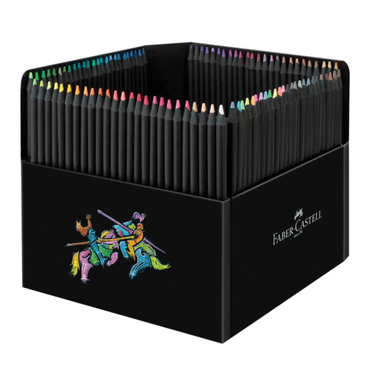 Lapis de cor Faber-Castell caixa de 100 Black edition c/oferta