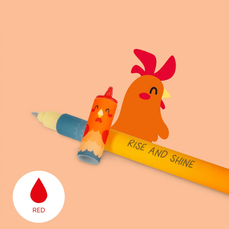 Conjunto 4 canetas apagáveis Quinta (Farm) Legami