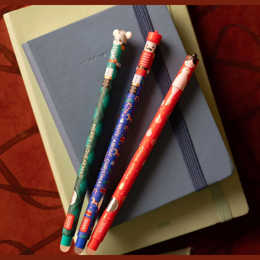 Canetas apagaveis Legami Natal 2025 - The Nutcracker