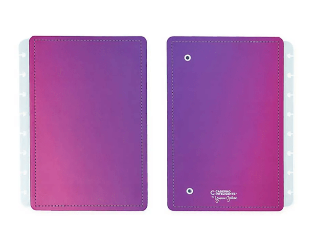 Capa e contracapa para Caderno Inteligente Ultraviolet