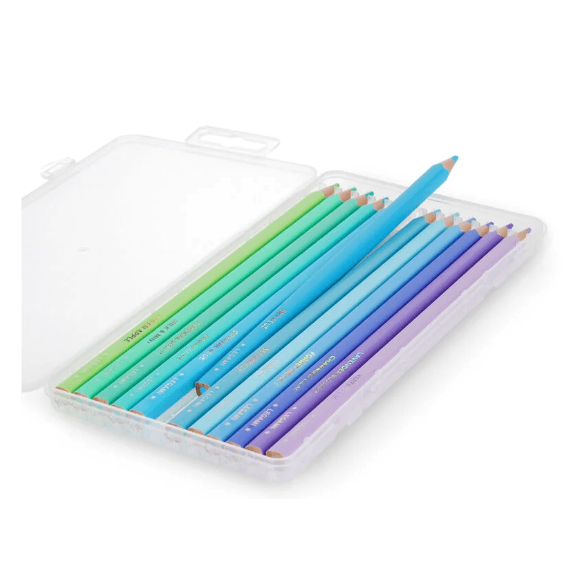 Conjunto 12 lápis de cor Ocean Palette Legami