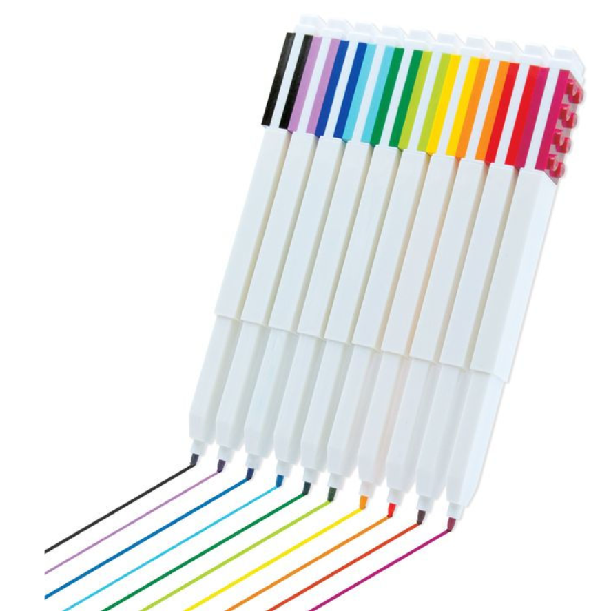 Marcadores Lego 10 unidades