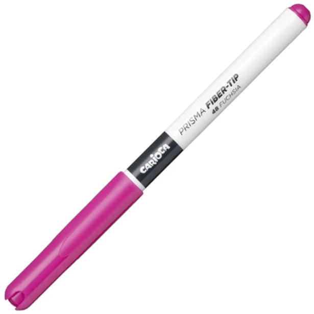 Marcador Carioca plus Prisma fiber-tip Fushsia