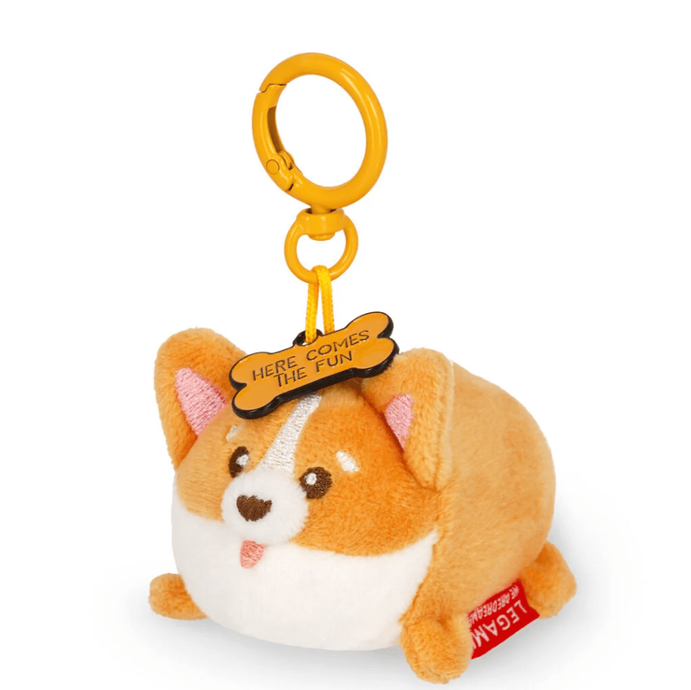 Porta-chaves de peluche corgi - Pequeno e super macio!