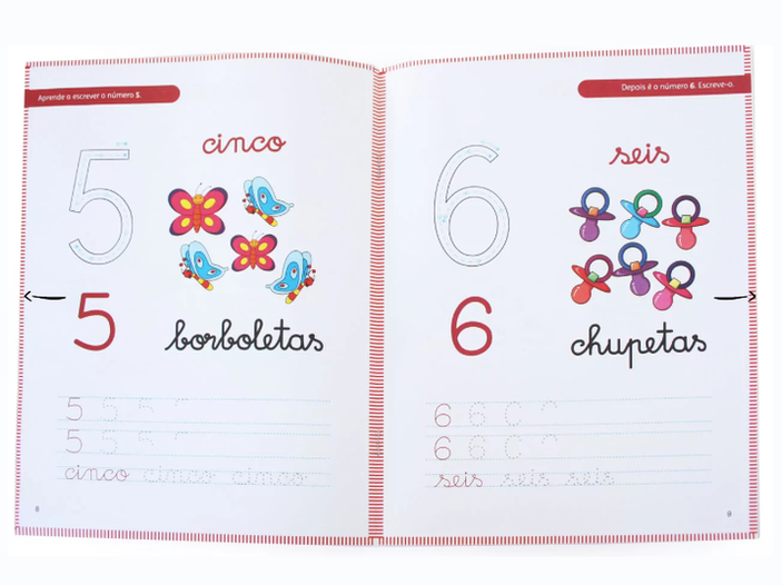 Livros didáticos - Números e Letras – Números