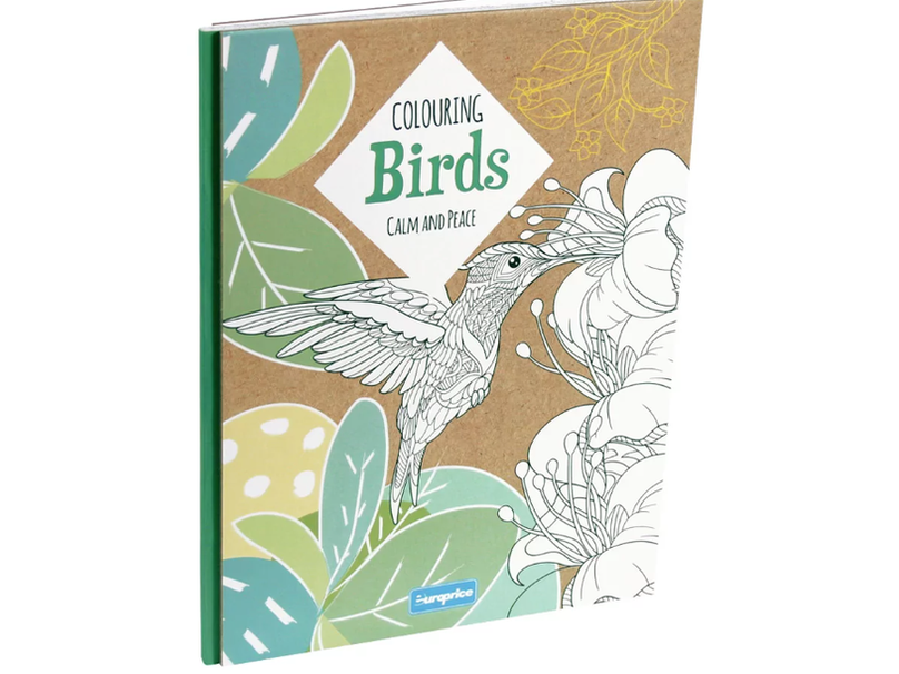 Livro para colorir - Colouring Calm and Peace – Birds