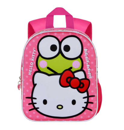 Mochila Rosa 3D Elite Hello Kitty Engraçada