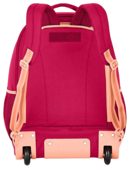 Mochila c/ trolley Luluca Rosa 46cm