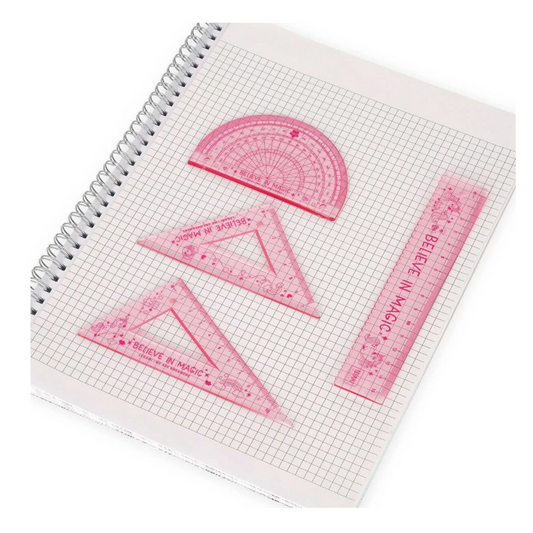 Conjunto de geometria Unicórnio - Você arrasa! Legami