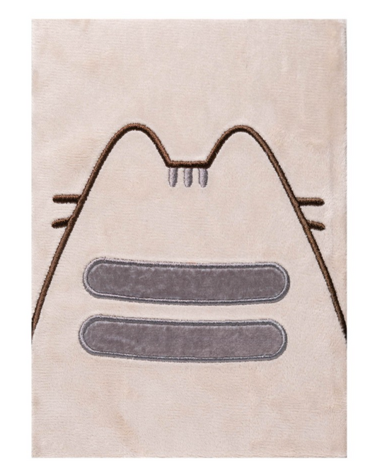 CADERNO PREMIUM A5 COM CAPA DE PELÚCIA PUSHEEN FOODIE COLLECTION