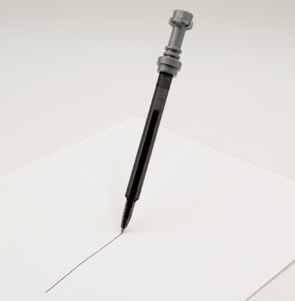 Caneta de gel LEGO Star Wars sabre de luz - Preto