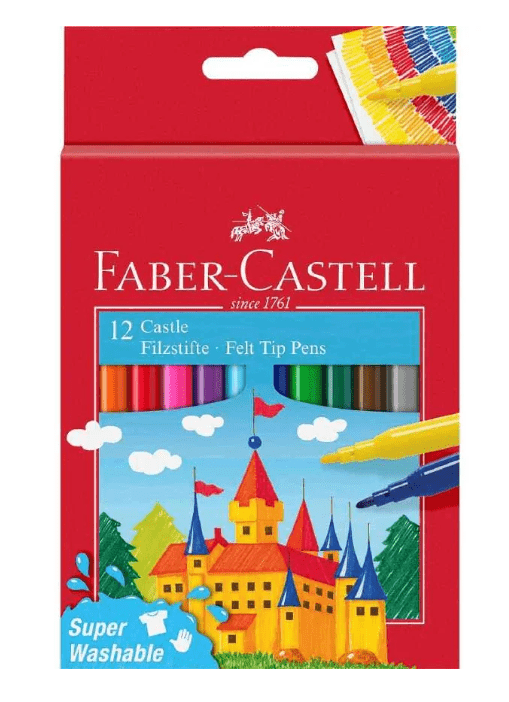 Marcadores FABER-CASTELL 12 un