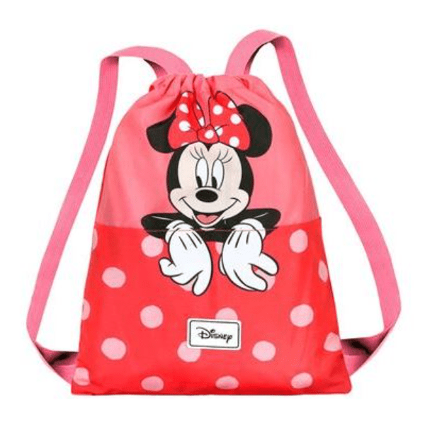 Saco de Cordão Joy Minnie - Vermelha