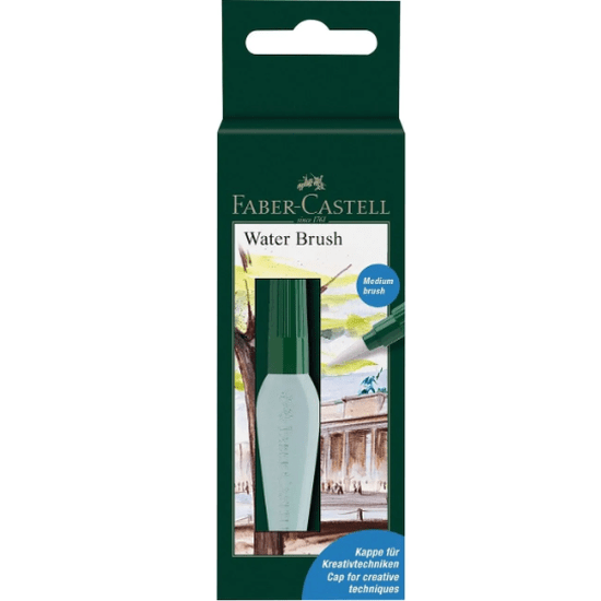 Lapis de cor Grip Faber-castell cx de 24 caixa metálica + Oferta Pincel de Agua