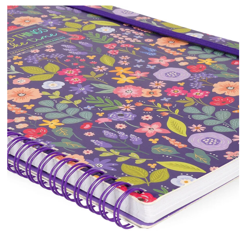 Caderno A4 Legami Espiral Maxi - Flowers