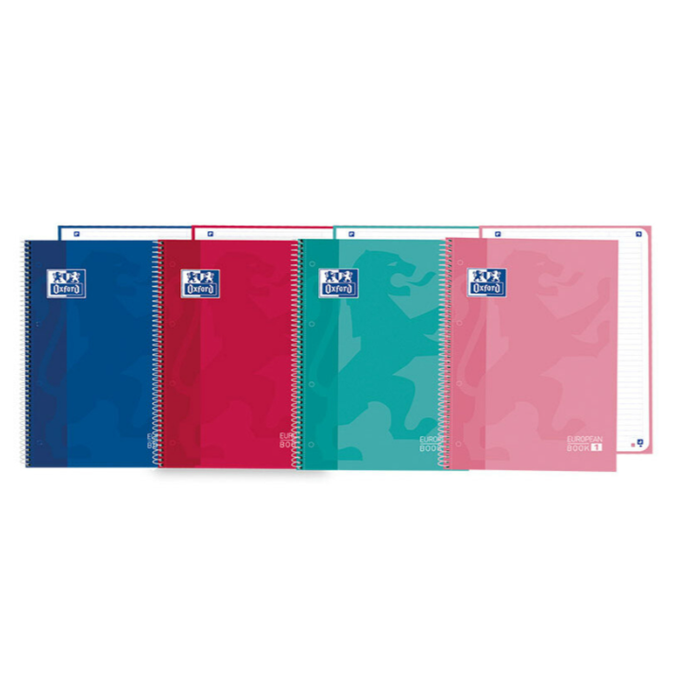 Caderno Oxford Espiral Classic, A5 80 Folhas Pautadas Azul