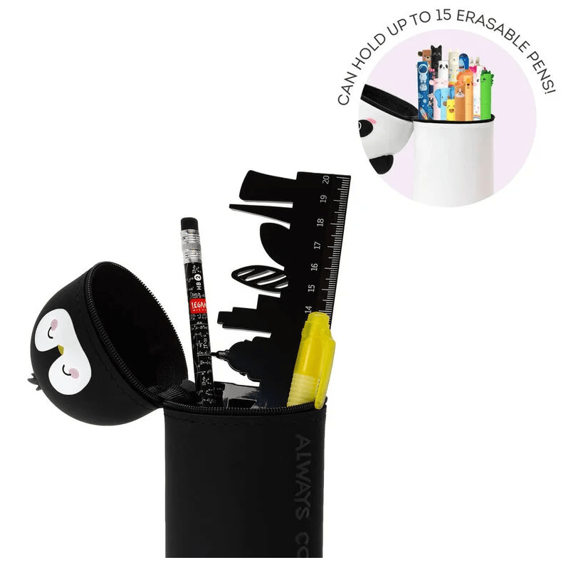 Estojo Legami Kawaii Pinguim silicone
