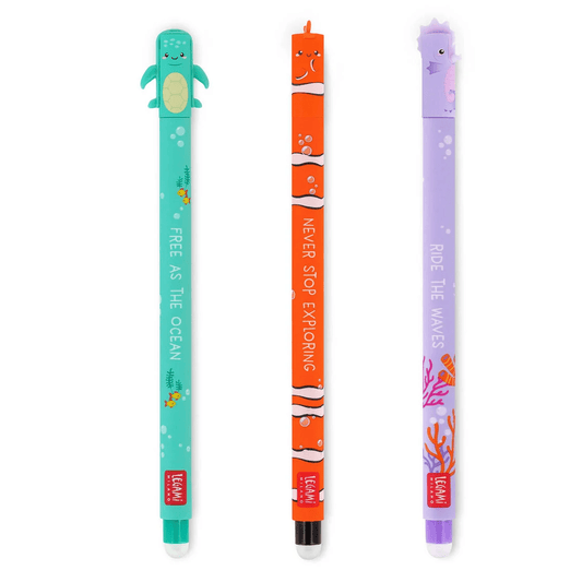 Bolígrafos borrables Legami - Bajo el mar
