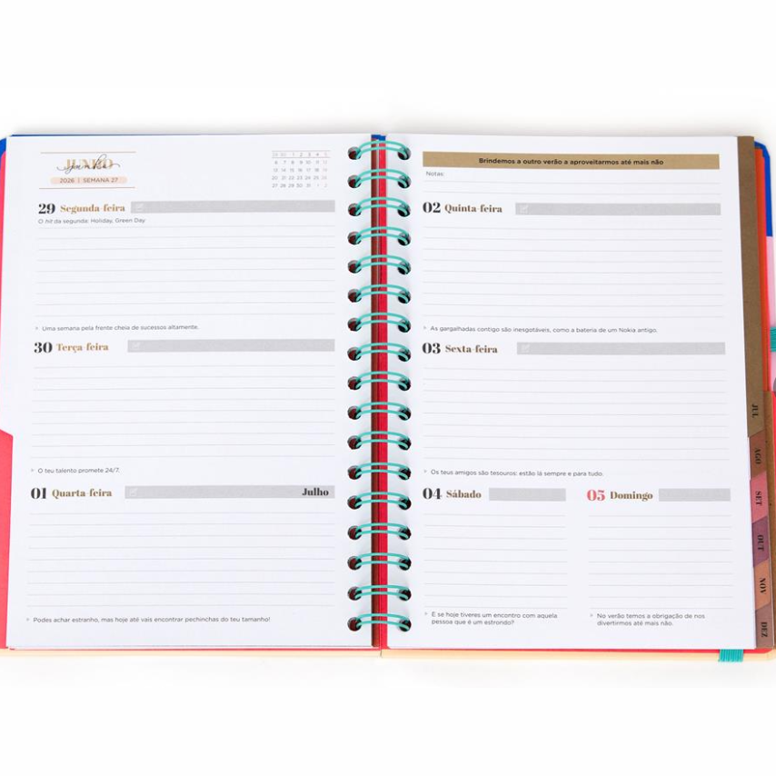 Agenda Office 2026 Semanal - Por onde começamos? Mr Wonderful