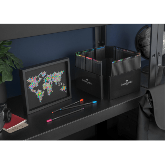 Lapis de cor Faber-Castell caixa de 100 Black edition c/oferta
