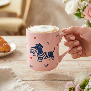 Caneca 330 ml Lovely Story – Velvet Paws – Rosa