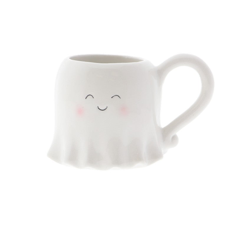 Caneca com forma de Abóbora 350ML + Óculos de Halloween Haunted Crew Mug