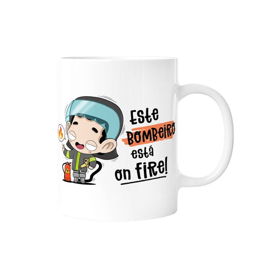 Caneca profissões - Bombeiro