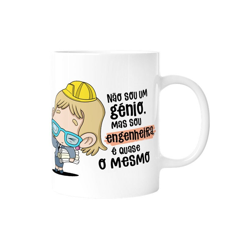 Caneca profissões - Engenheira