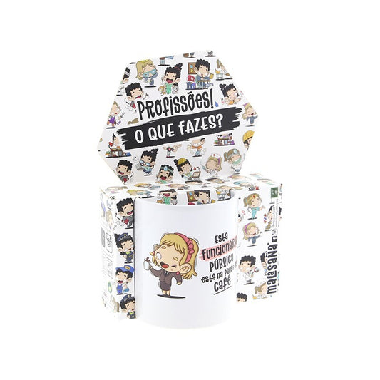 Caneca profissões - Funcionária publica
