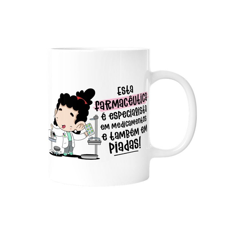Caneca profissões - Farmacêutica