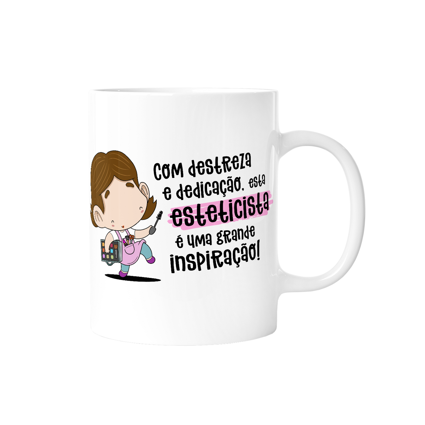 Caneca profissões - Esteticista