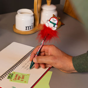 Caneta com Luz Legami Writing Is Magic – Urso Rena Natal