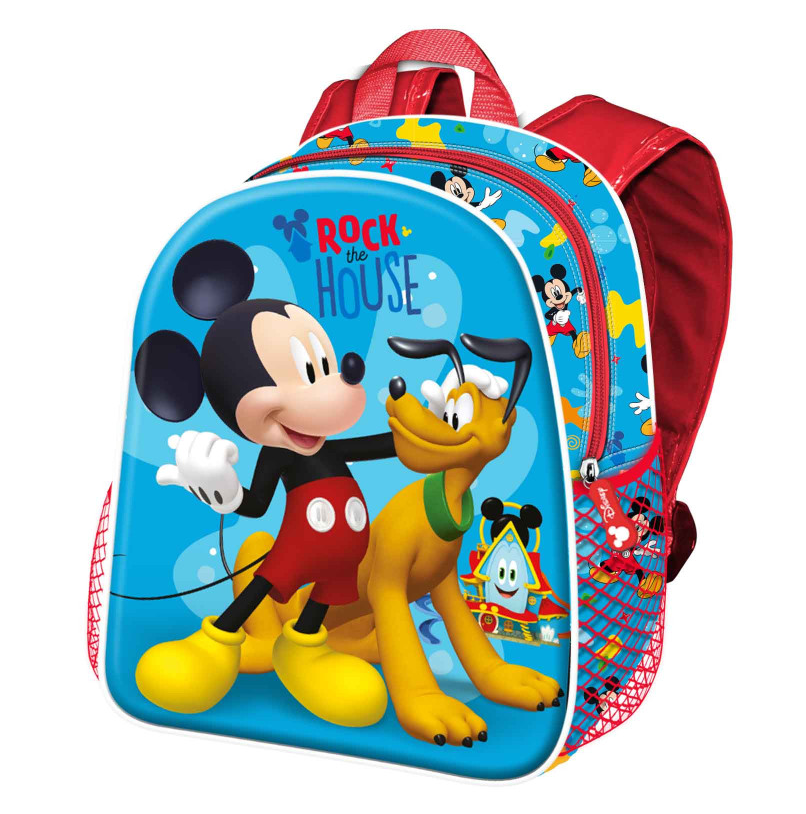 Mochila 3D Mickey e Pluto - Papelaria Encantada