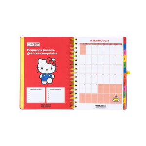 Agenda 26-27 Semanal Hello Kitty & Friends x Mr. Wonderful - Somos a melhor equipa - Mr. Wonderful - Papelaria Encantada