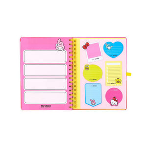 Agenda 26-27 Semanal Hello Kitty & Friends x Mr. Wonderful - Somos a melhor equipa - Mr. Wonderful - Papelaria Encantada