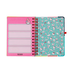 Agenda 26-27 Semanal Pequena Hello Kitty & Friends x Mr. Wonderful + 3 Esferográficas Apagáveis Bo-Bo - Somos a melhor equipa - Mr. Wonderful - Papelaria Encantada