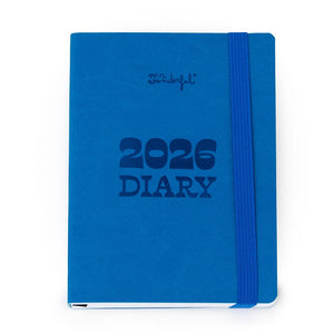 Agenda de bolso 2026 Visão semanal pequena - Azul - Papelaria Encantada